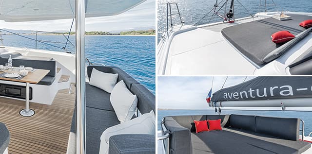 Le confort d'un catamaran à voile